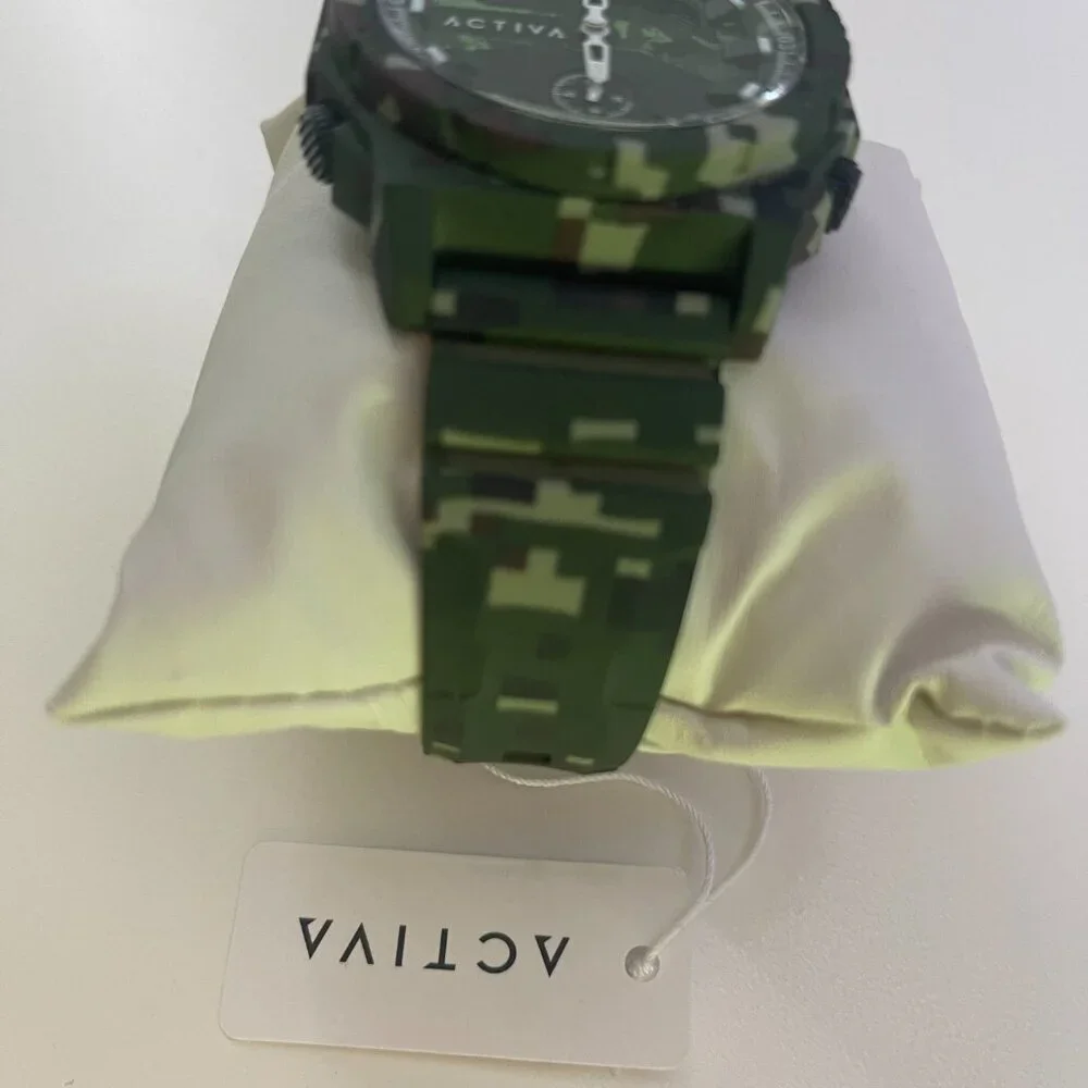 Activa X Invicta Men’s Digital Watch | 47mm Camouflage Green | Model ACW2355-00
